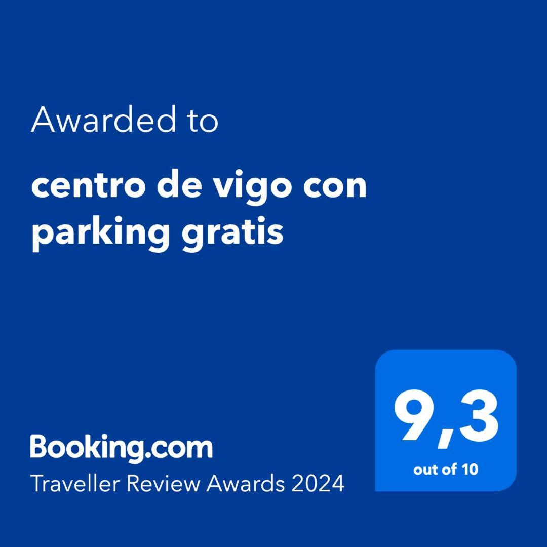Apartamento centro de vigo con parking gratis Exterior foto